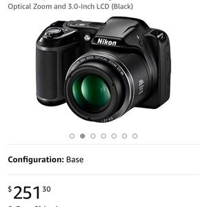 Nikon Coolpix L340. Negotiable.